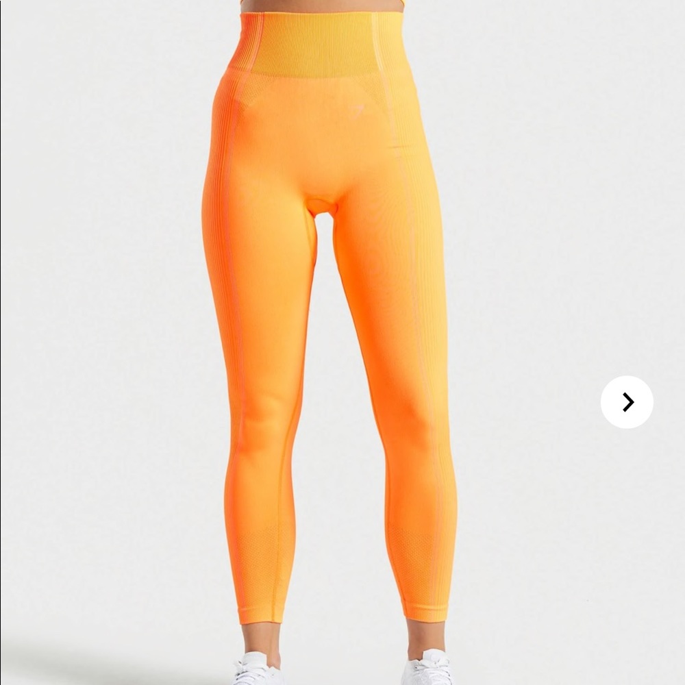 Gymshark Ultra Seamless Leggings Orange - New